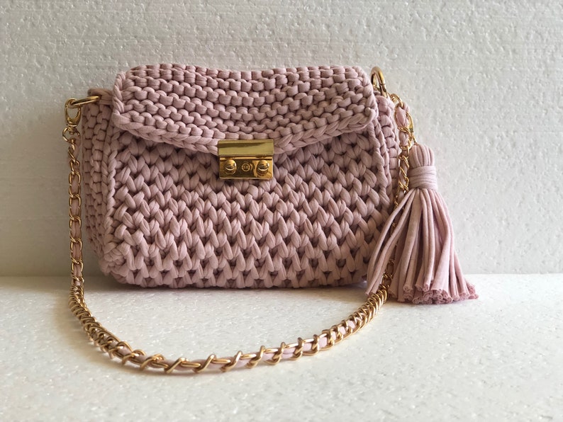 Crochet Crossbody Bag Etsy