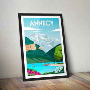 Illustration poster Annecy | GUIZOO