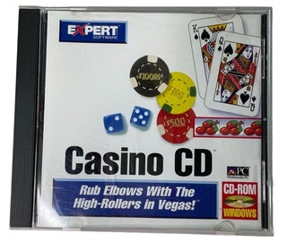 Casino Game Expert Software CD 1995 Computer PC Microsoft Windows u