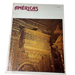 Vintage Americas Organisation Amerikanischer Staaten OAS Magazine u Apr 1977 Vol 29 No 4