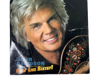 Vintage John Davidson Goin Like Sixtay Music CD Autographed u 14 Tracks 2003