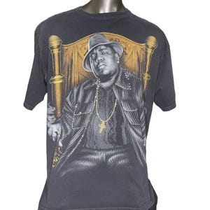 Vintage Biggie Smalls Graphic T-Shirt Hip Hop Rap Tee Streetwear Unisex