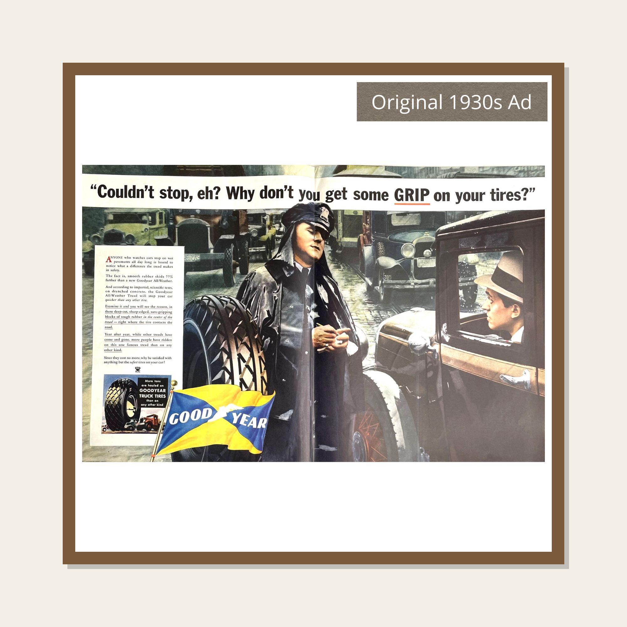 Goodyear Tire Ad - Etsy