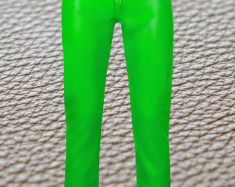 Handmade Lambskin Leather Biker Pants: Men's Party Club Wear