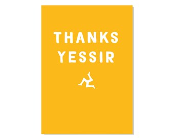 Thanks Yessir - Greeting card