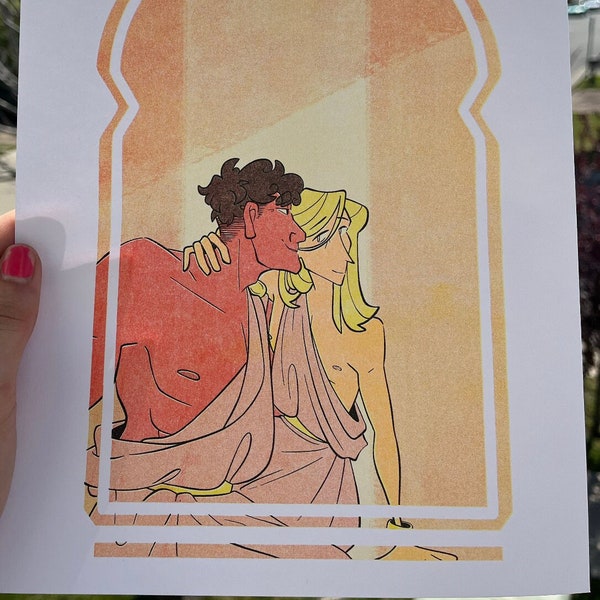 Summer Palace Riso Print