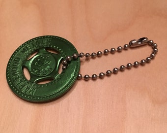 Custom Green Metal Typer Identification Medal