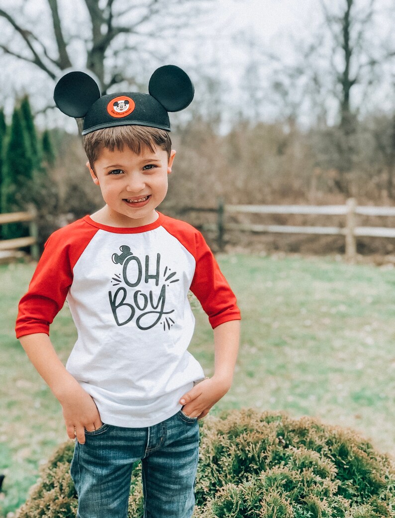 Oh Boy Toddler Youth Baseball Tee Etsy