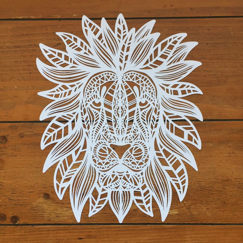 Download Zebra Lion Giraffe Mandala Papercutting Template Bundle | Etsy