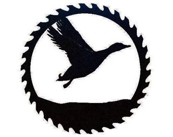 Duck Sawblade - Metal Wall Art