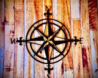 Nautical Compass - Metal Wall Art