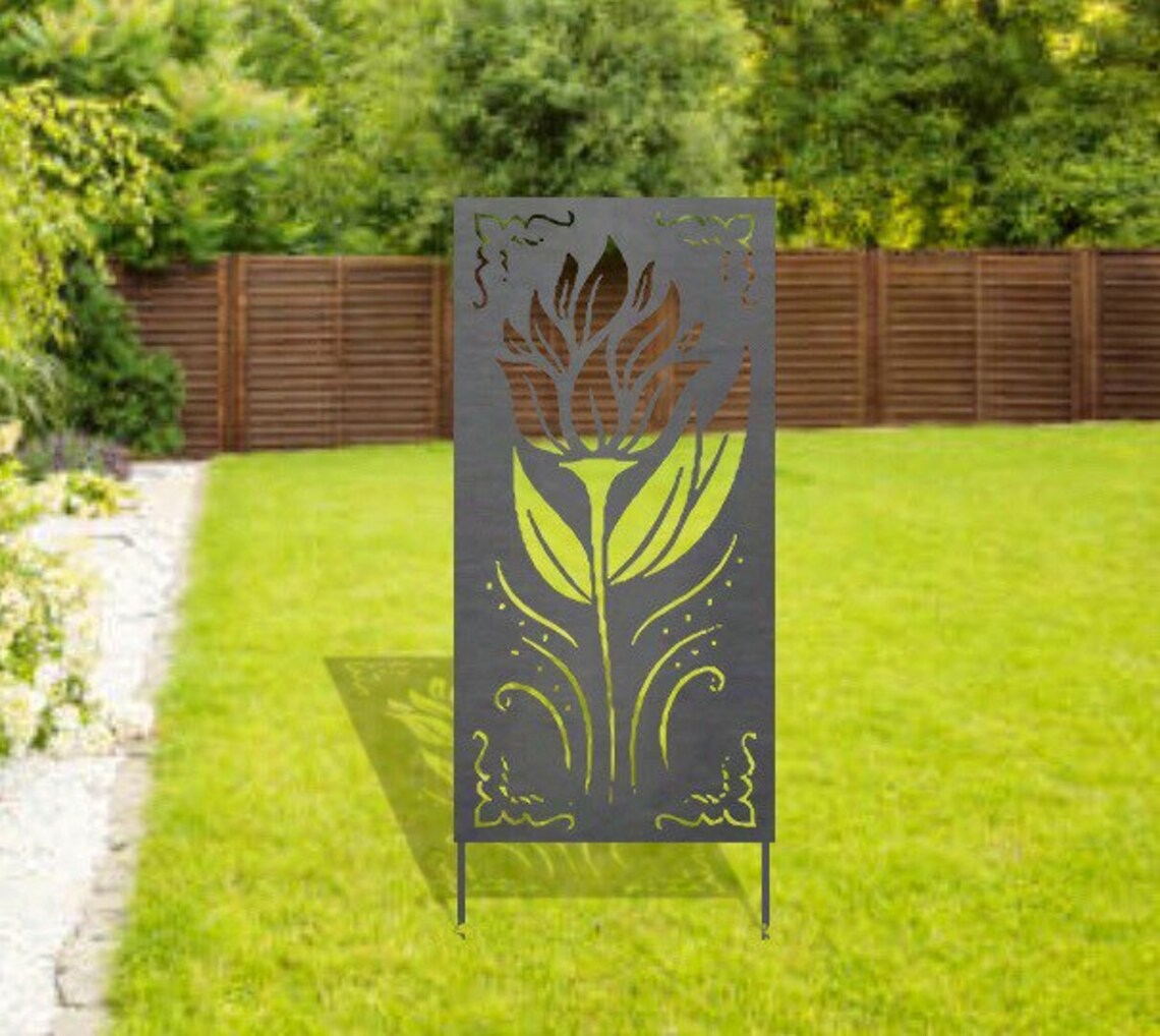 Belingrath Metal Trellis/privacy Screen Etsy