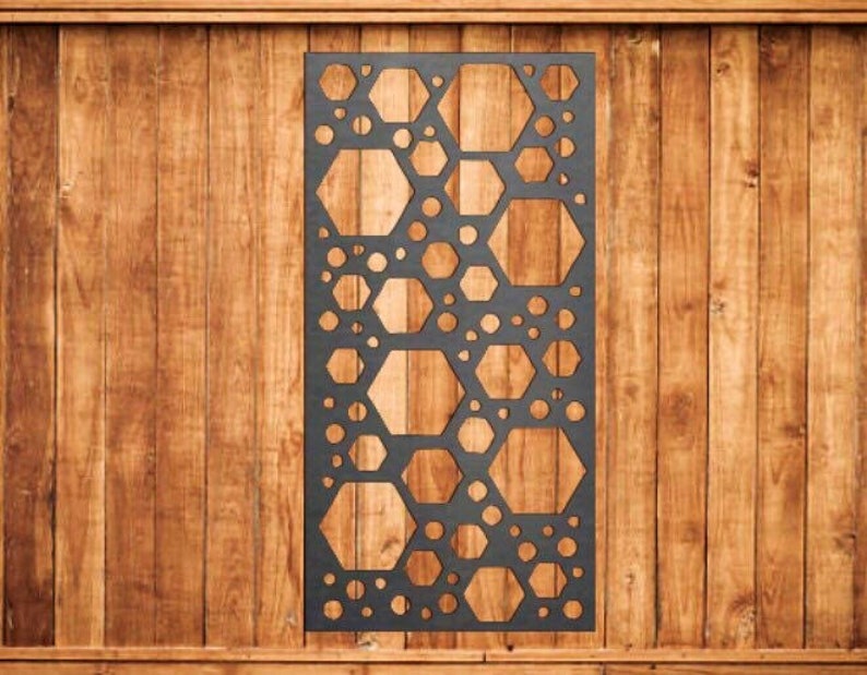 Vesta Metal Trellis/privacy Screen Etsy