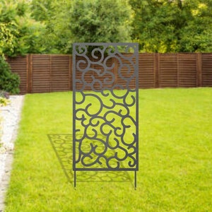 Curls Metal Trellis/Privacy Screen