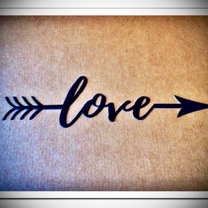 Love Arrow Wall Art