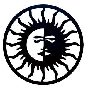 Sun/Moon Combo - Metal Wall Art