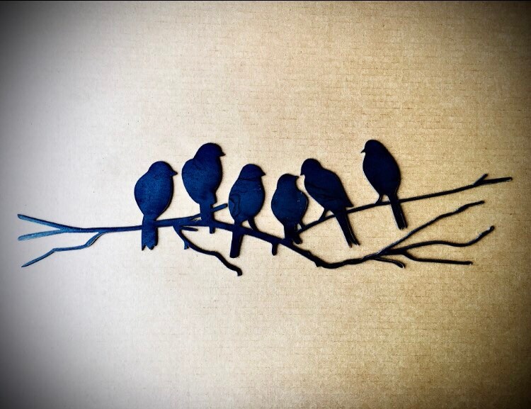 Perching Love Bird Wall Art Etsy