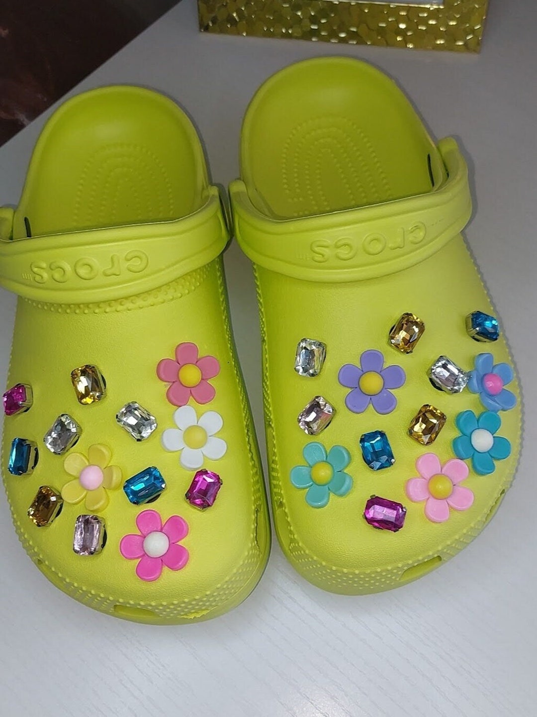 Colorful Flower Shoe Buckles,daisy Flower Shoe Charms Set,girlish Charm