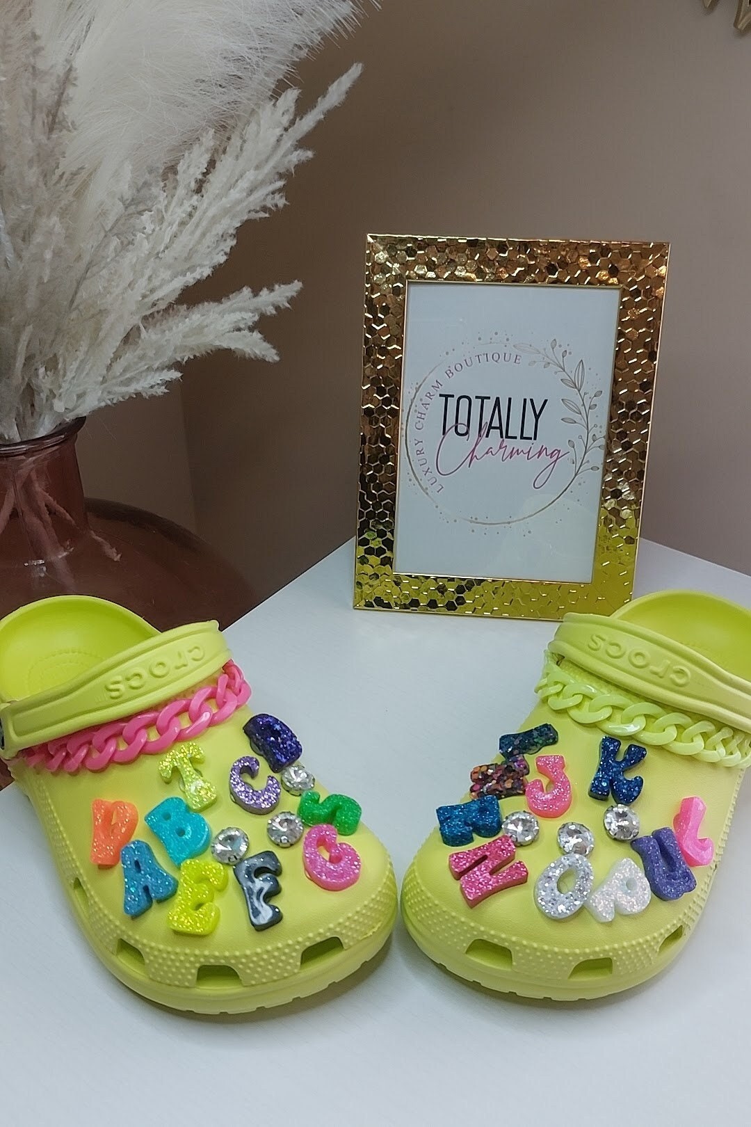 Letters Croc Shoe CHarms Pins Jibbitz for Crocs For U-Z