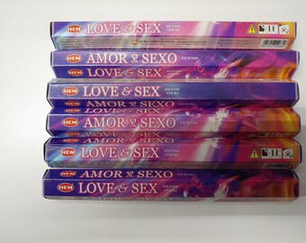 HEM Love and Sex Incense---HEM Amor and Sexo