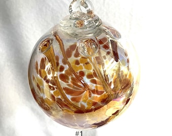 Blown Glass Witch Balls  5 to Choose From