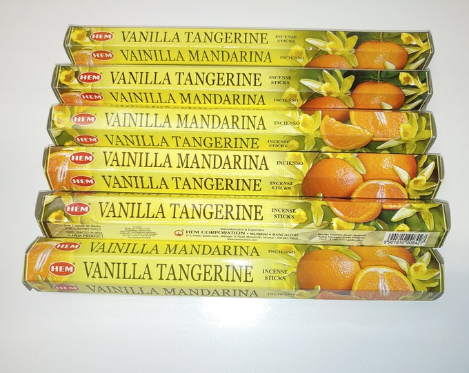 HEM Vanilla Tangerine Incense Sticks