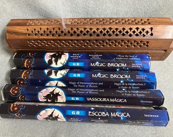 GR Magic Broom Stick Incense  GR Magica Blanca   GR Branco Magia
