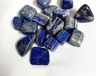 Lapis Lazuli Tumbled Stone (#34) Tumbled Lapis Lazuli