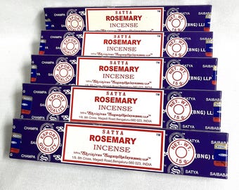 SATYA Rosemary Incense Hand Rolled in India