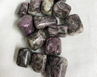 Pink Garnet Tumbled Stone  (#135)  Tumbled Pink Garnet