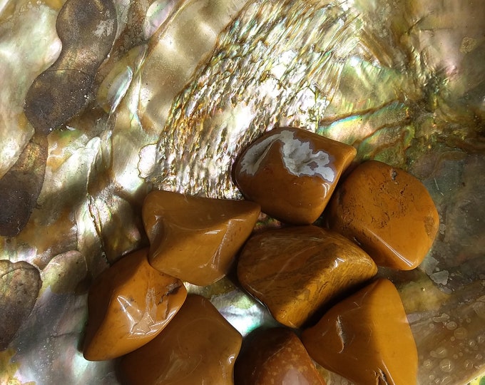 Yellow Jasper Tumbled Stone (#115)