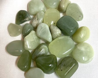 New Jade Tumbled Stones (#65) Tumbled New Jade