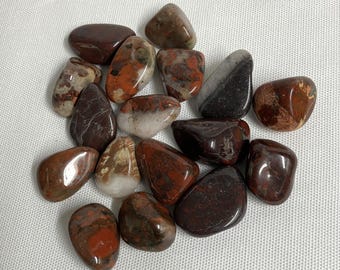 Brecciated Jasper Tumbled Stone (#71) Tumbled Brecciated Jasper