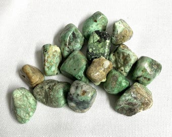 Variscite Tumbled  Stone (#114) Tumbled Variscite