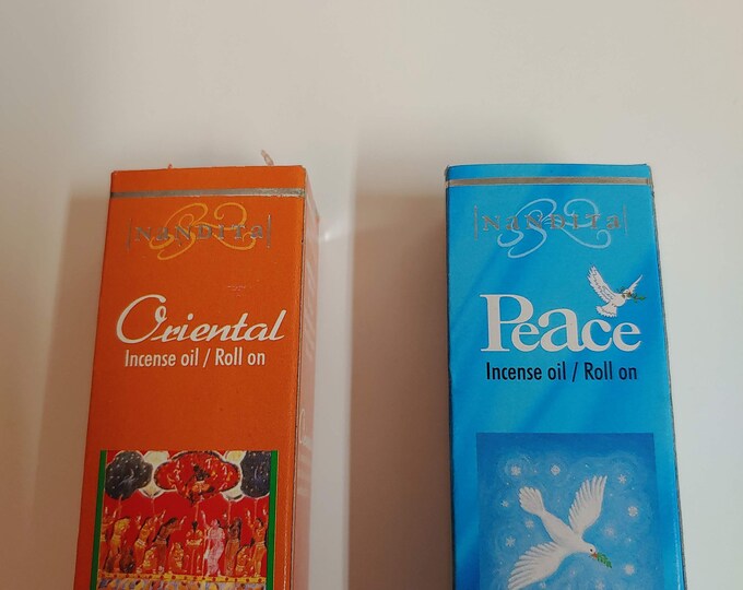 Nandita Incense Roll On Oil   Your Choice of Peace and Oriental