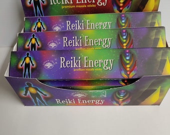 Incense REIKI ENERGY Premium Masala Incense Sticks (Green Tree)