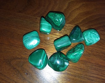 Malachite Tumbled Stone (#27)