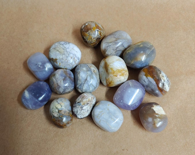 Purple Chalcedony Tumbled Stone (#111)