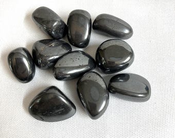 Hematite Tumbled Stone (#10) Tumbled Hematite