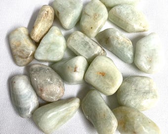 Aquamarine  Tumbled Stone (#49) Tumbled Aquamarine