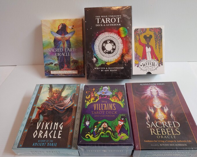 Tarot and Oracle Cards  6 Assorted Decks to choose from (Asst. #3)