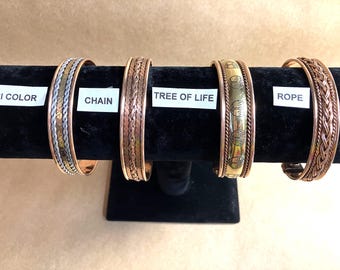 Copper Magnetic Cuff Bracelets