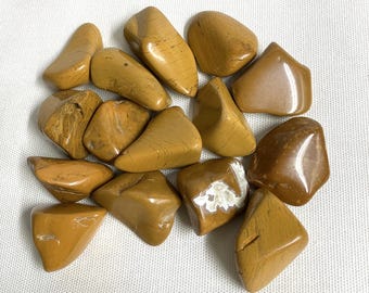 Yellow Jasper Tumbled Stone (#115) Tumbled Yellow Jasper