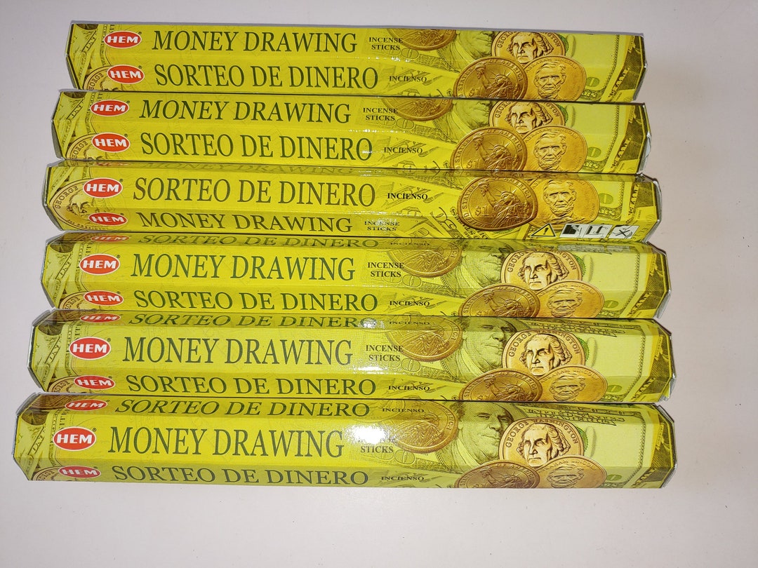 HEM Money Drawing Incense Sticks Etsy
