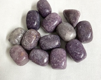 Lepidolite Tumbled Stone  (#140)  Tumbled Lepidolite