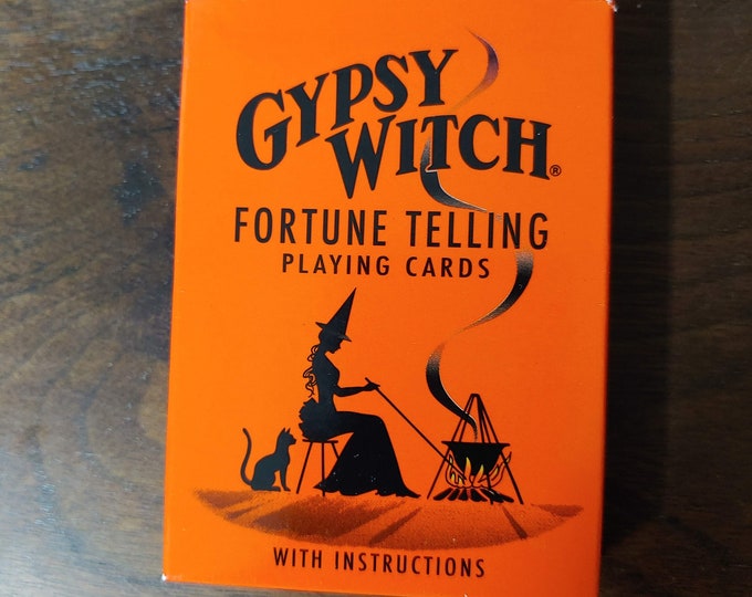 Gypsy Witch Fortune Telling Playing Cards