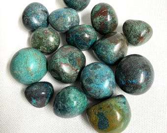 Chrysocolla Tumbled Stone (#72) Tumbled Chrysocolla
