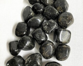 Larvikite Tumbled Stones  (#81)  Tumbled Larfikite