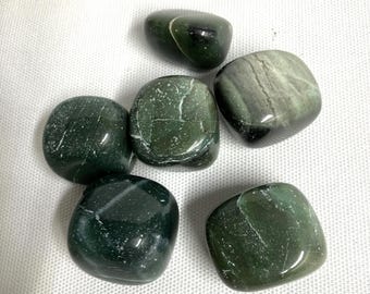 Bowenite Stone Tumbled Stones ( #163) Tumbled Bowenite