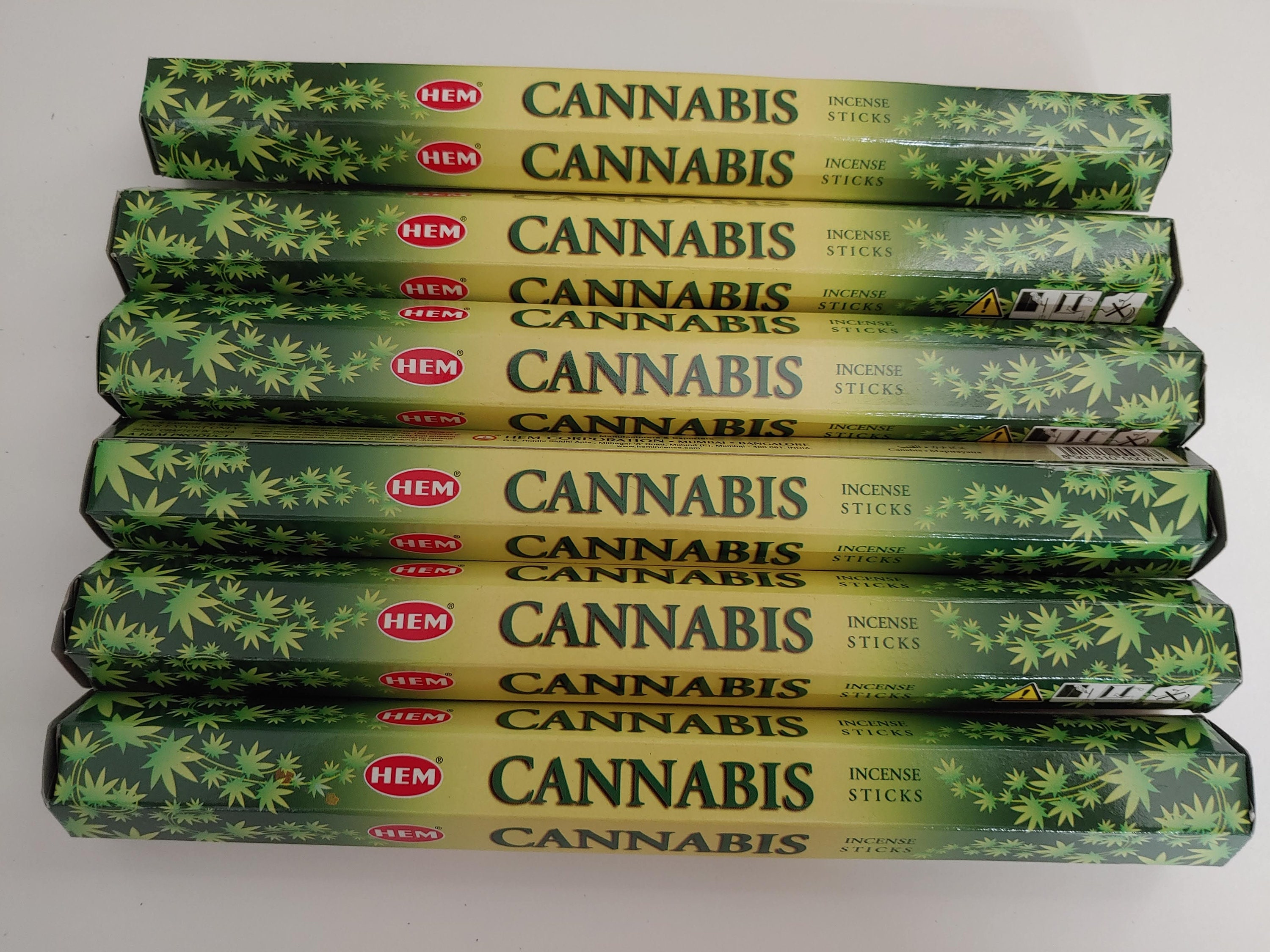 HEM Cannabis Incense Sticks Etsy